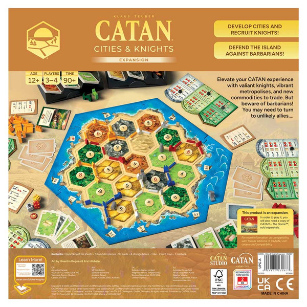 CATAN (6th Edition) : Cities and Knights Expansion